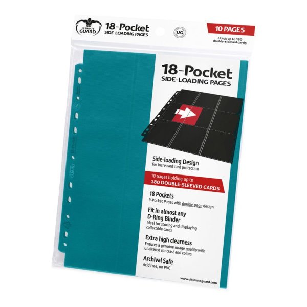 18-Pocket Side-Loading Supreme Pages Standard Size Petrol (10)