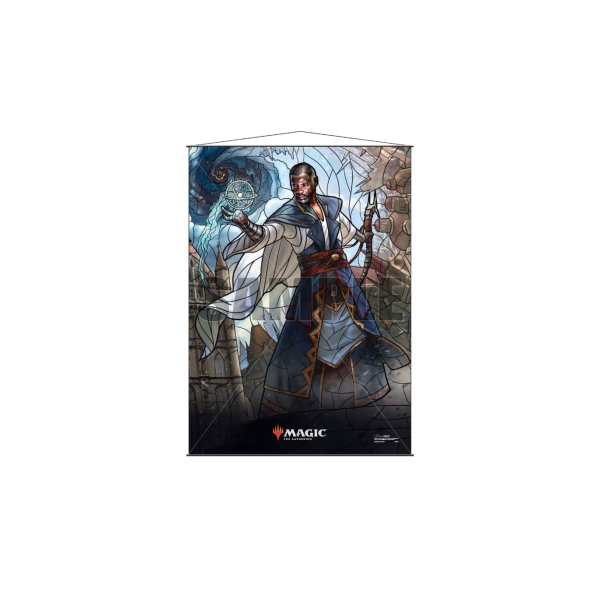 UP - Stained Glass Wall Scroll Magic: The Gathering - Teferi