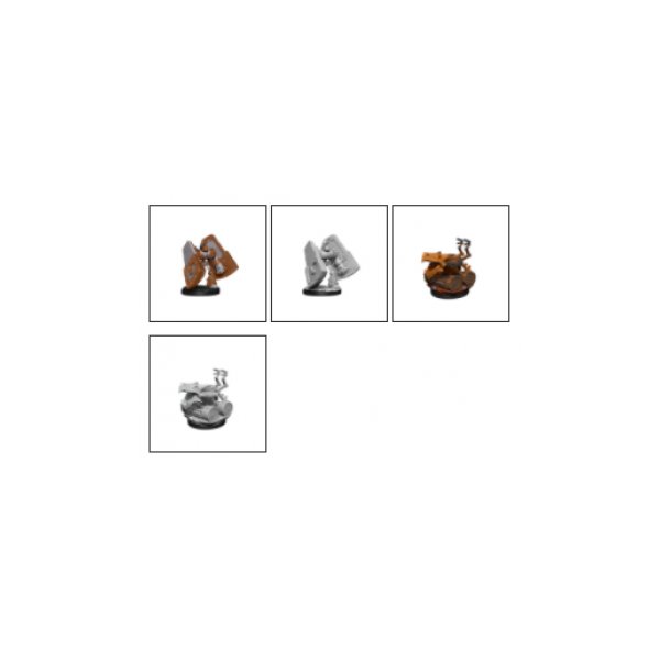 D&amp;D Nolzurs Marvelous Miniatures: Stone Defender &amp; Oaken Bolter (2 Units) - EN