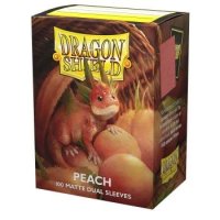Dragon Shield Standard Matte Dual Sleeves - Peach Piip...