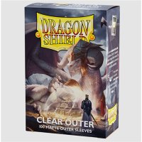 Dragon Shield Standard size Outer Sleeves - Matte Clear...